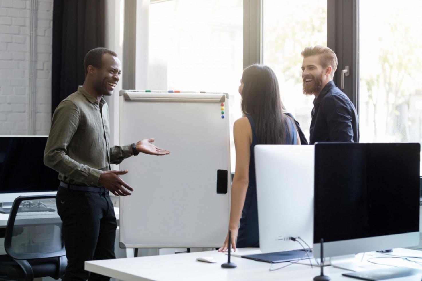 Professional video production setup with multiple cameras and lighting equipment